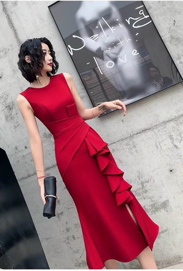 Đầm Body Nhúng Bèo - D544
